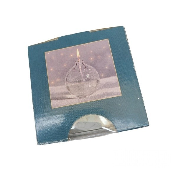 Vintage Traditions Hand Blown Iridescent Glass Oil Lamp - Picture 2 of 14